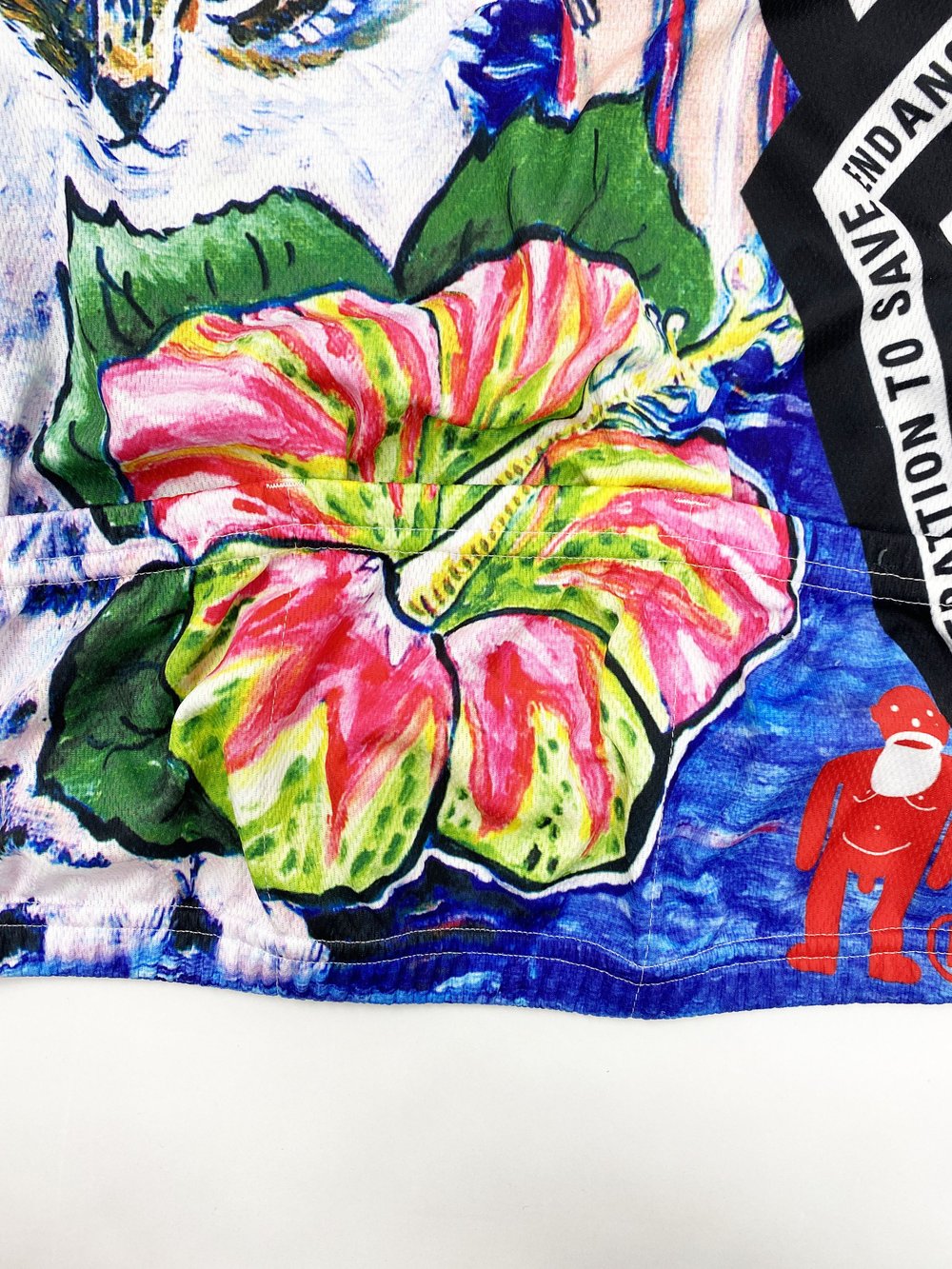Walter Van Beirendonck S/S 2015 endangered species zip top — JAMES